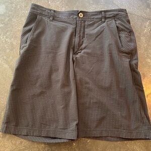 Men's Black Lululemon Seersucker Shorts Sz 34